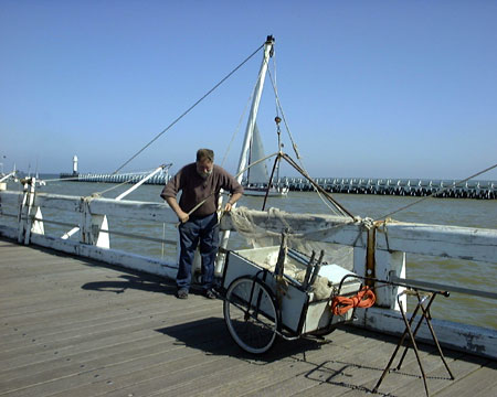 aanbrengen van de netten