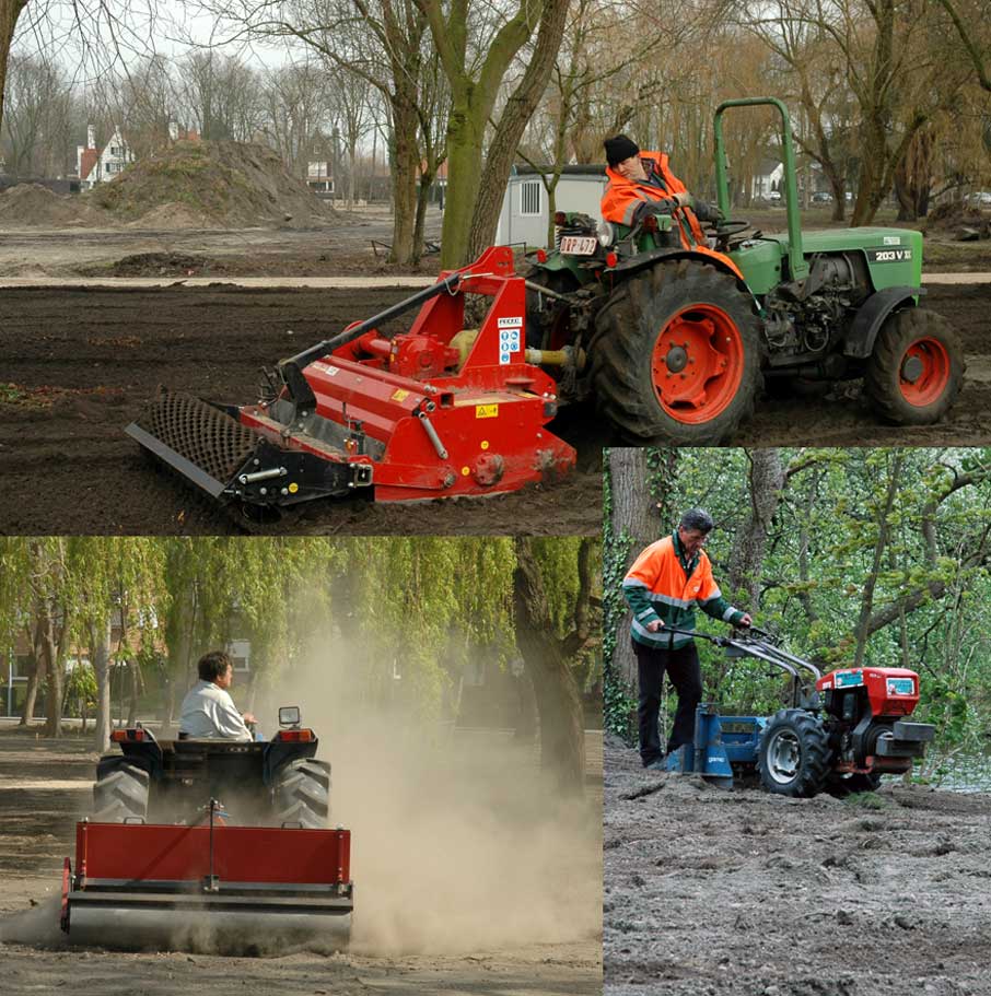 foto's opkuisen grond