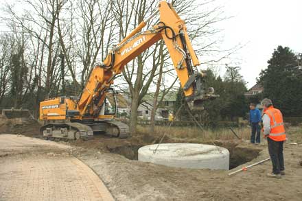 plaatsen waterput speelplein