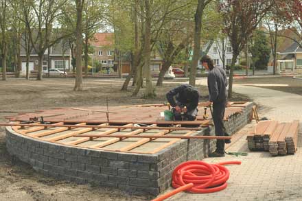 aanmaak podium