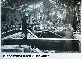 binnenzicht fabriek deswarte