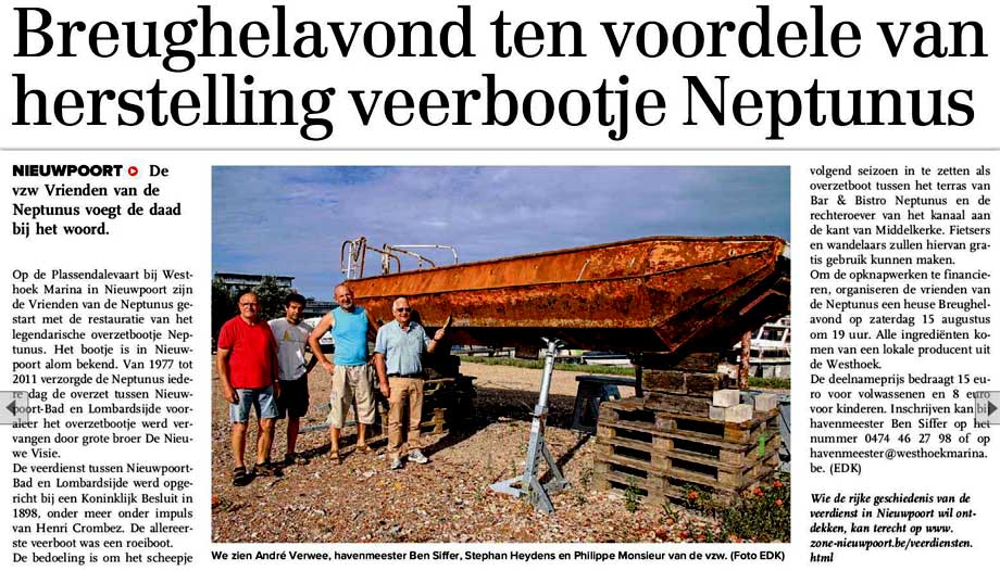 persartikel renovatie verbootje Neptunus