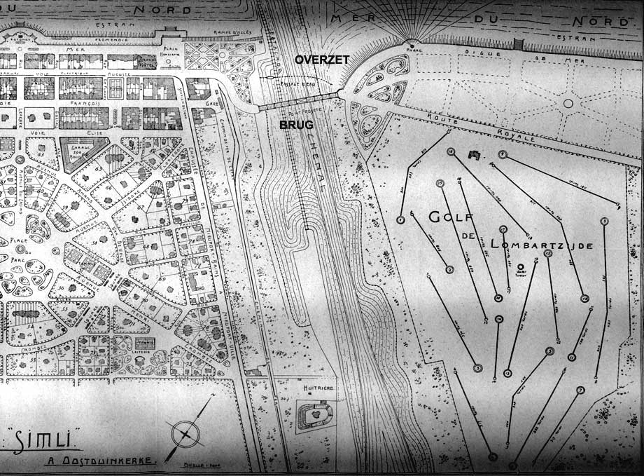 plan 1923 met plaat brug